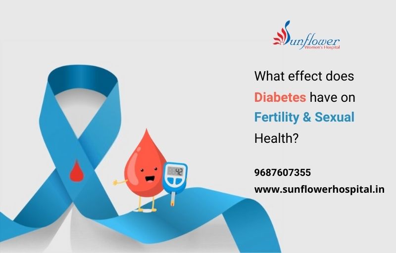 What effect does diabetes have on fertility and sexual health?