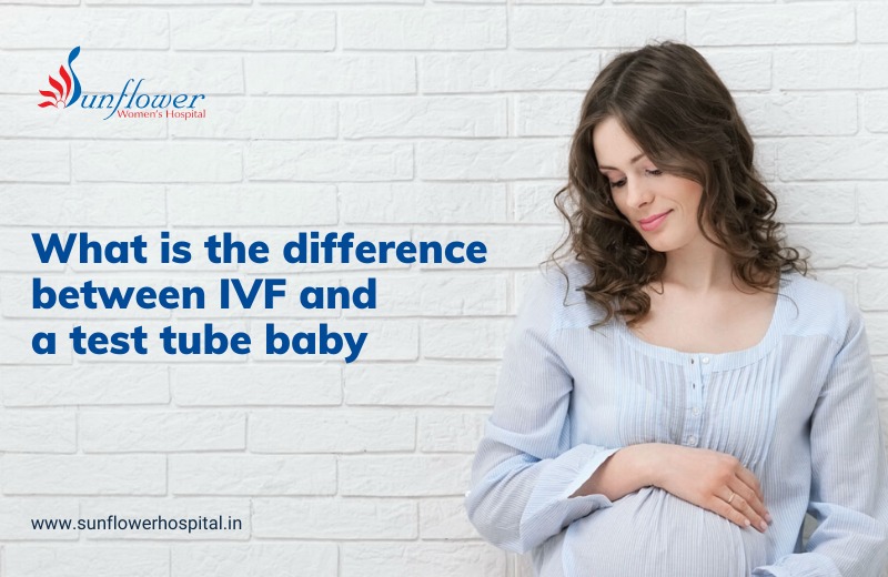 What is the difference between IVF and a test tube baby?